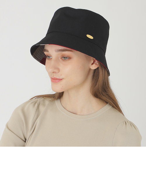 MAYO メイヨー　バケットハット ブラック トライバル　リバーシブル MAYO メイヨー バケットハット ブラック トライバル リバーシブル