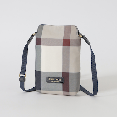 クレストブリッジチェックモバイルポシェット