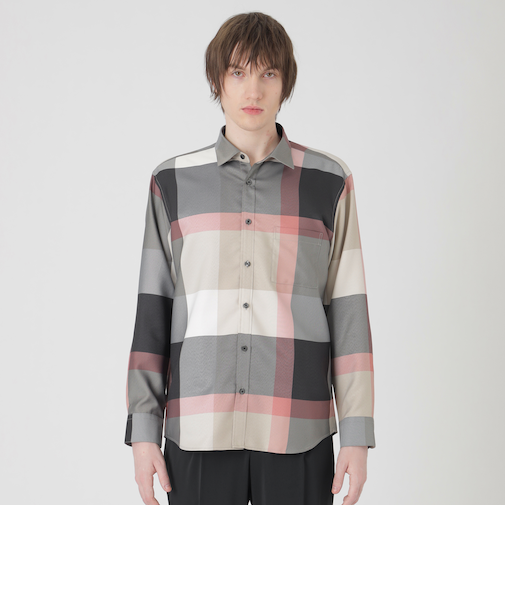 スマートテッククレストブリッジチェックシャツ
