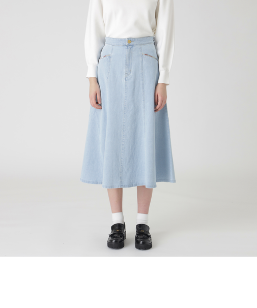 ストレッチデニムスカート