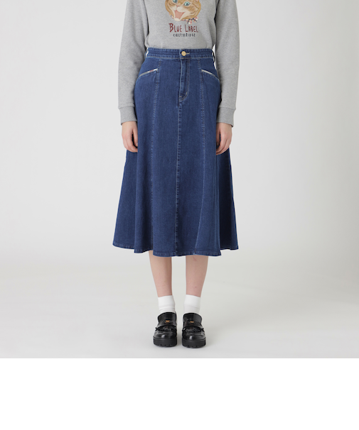ストレッチデニムスカート