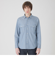 デニムライクシャドーチェックシャツ