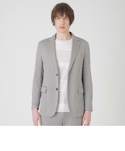 メランジハニカムジャージージャケット