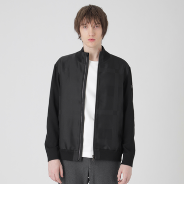 シャドーチェックコンビニットブルゾン