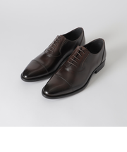 アンティークレザーサイドエラスティックストレートチップ