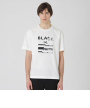 【BLACK lab.】マーブルロゴグラフィックTシャツ