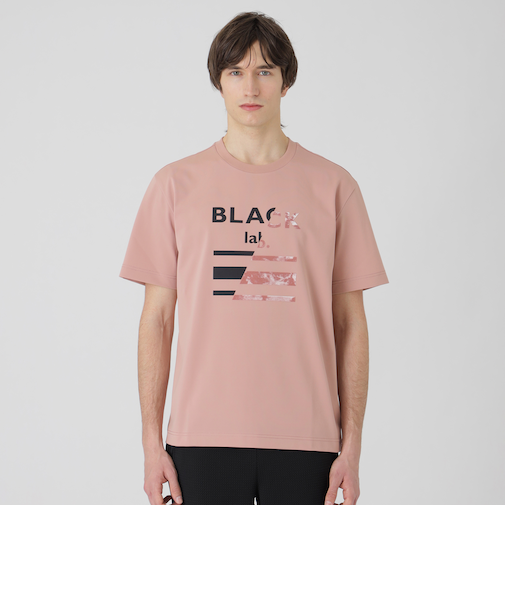【BLACK lab.】マーブルロゴグラフィックTシャツ