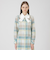 クレストブリッジチェックシャドードビーブラウス