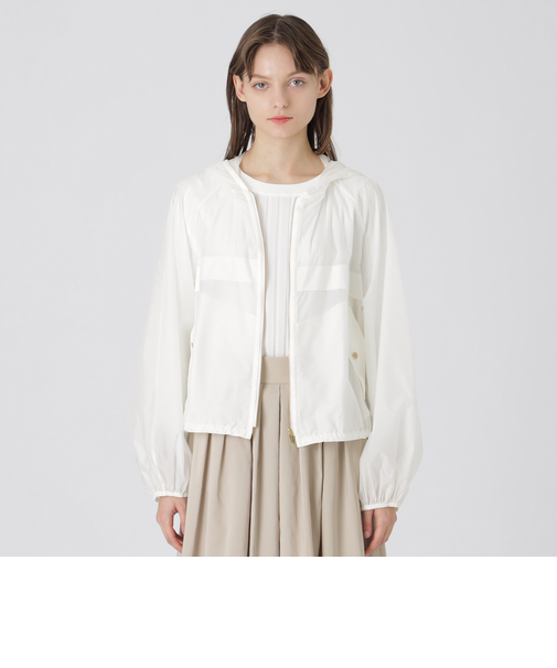 シアーナイロンパフスリーブブルゾン