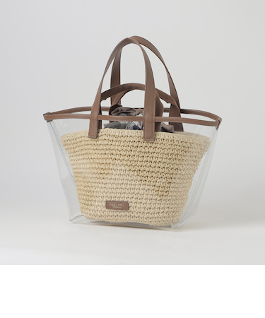 クリアPVC×ペーパートート