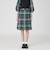 クレストブリッジチェックシャドードビープリーツスカート