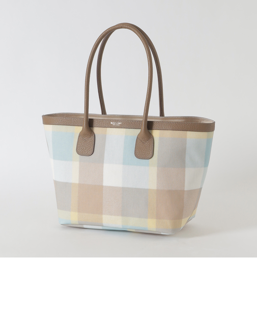 クレストブリッジチェックPVCトート
