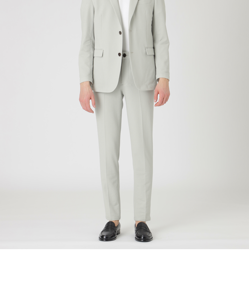 シアサッカージャージートラウザーズ