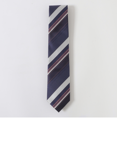 インポートサテンコンビアクセントカラーレジメンタルタイ