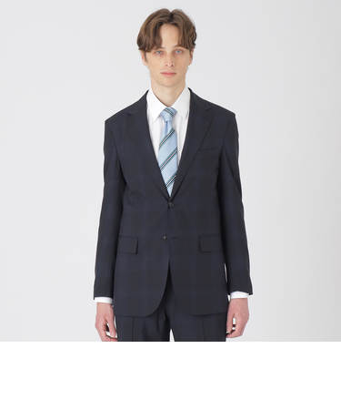 ライトウェイトウールクレストブリッジチェックスーツ