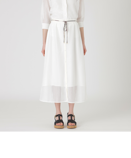 メッシュレーススカート