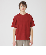 ハイツイストシャドーチェックニットTシャツ