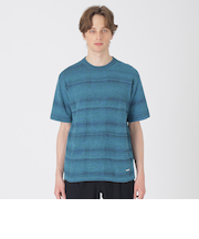 カスリシャドーチェックニットTシャツ