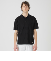 ハイツイストシャドーチェックニットポロシャツ