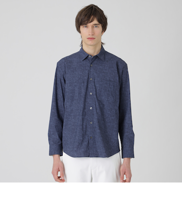 テクスチャープリントナイロントリコットシャツ