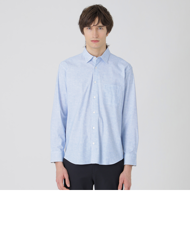 テクスチャープリントナイロントリコットシャツ