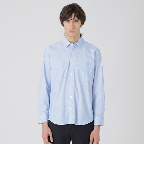 テクスチャープリントナイロントリコットシャツ