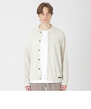 ペーパーミックスシアーチェックカーディガン