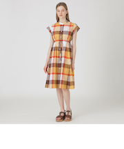 クレストブリッジチェックライトクロッシングツイルドレス