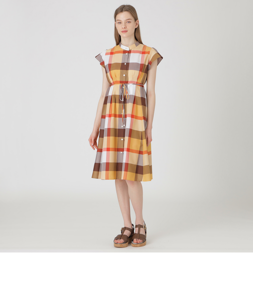 クレストブリッジチェックライトクロッシングツイルドレス