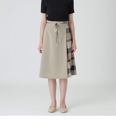 パーシャルチェックスカート