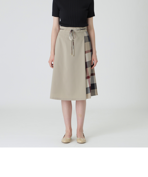 パーシャルチェックスカート