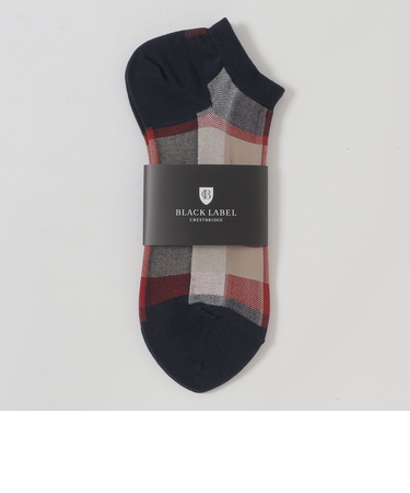 クレストブリッジチェックショートソックス