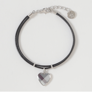 クレストブリッジチェックハートブレスレット