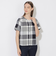 【WEB限定】クレストブリッジチェックライトクロッシングツイルスキッパーブラウス