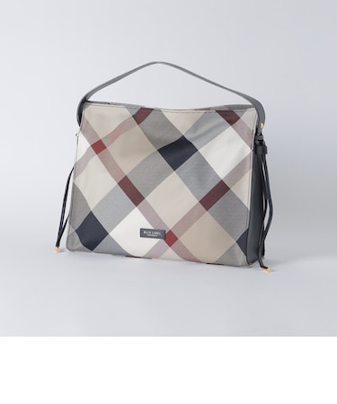 クレストブリッジチェックギャザーバッグ