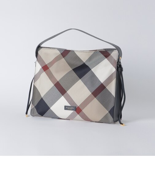 クレストブリッジチェックギャザーバッグ