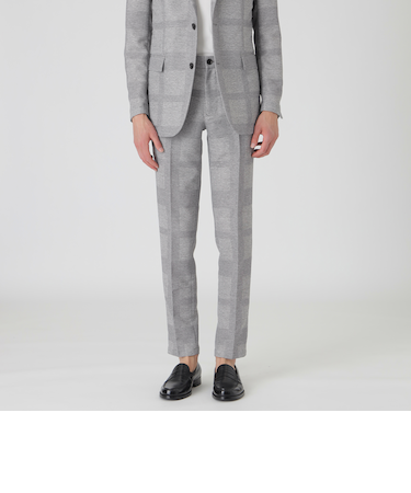 シャドークレストブリッジチェックカラミトラウザーズ