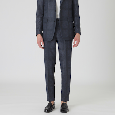 シャドークレストブリッジチェックカラミトラウザーズ