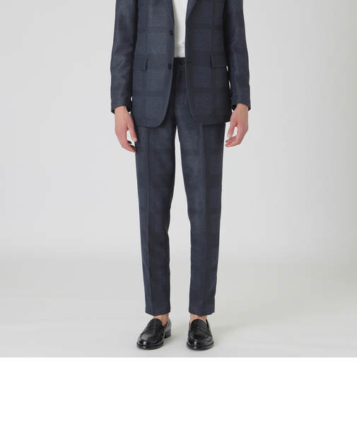 シャドークレストブリッジチェックカラミトラウザーズ