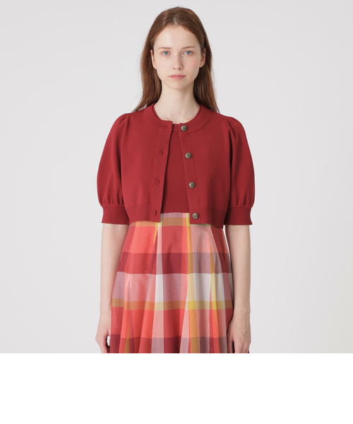 美人百花コラボ】ショートカーディガン｜ブルーレーベルブラック