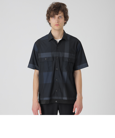 【BLACK lab.】ビッグスケールチェックトリコットシャツ