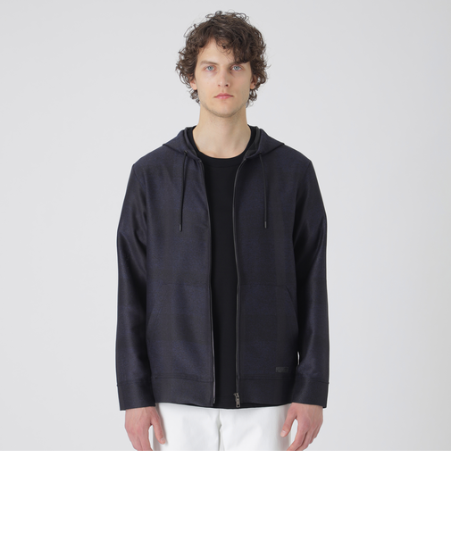 シャドークレストブリッジチェックカラミパーカー