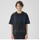 【BLACK lab.】ファブリックコンビクレストブリッジチェックTシャツ
