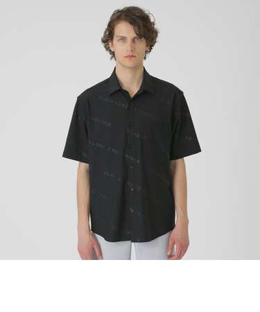 【BLACK lab.】エンボスロゴトリコットシャツ