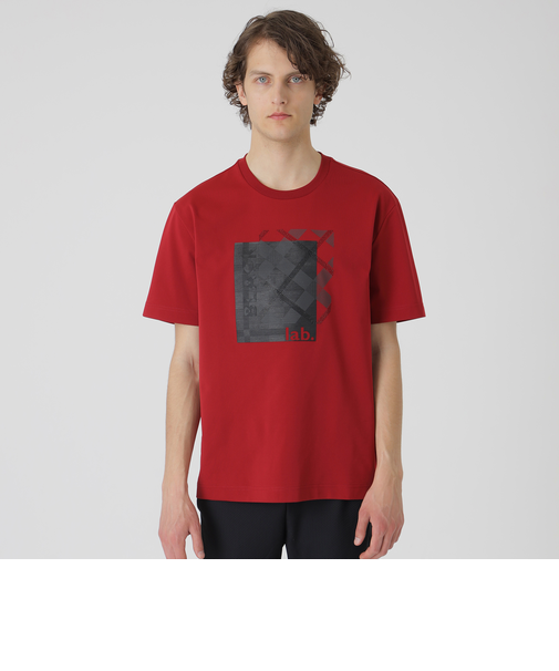 【BLACK lab.】ラインストーンボックスロゴTシャツ