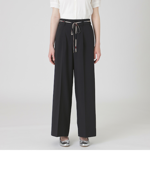 ハイカウントナノワイドパンツ