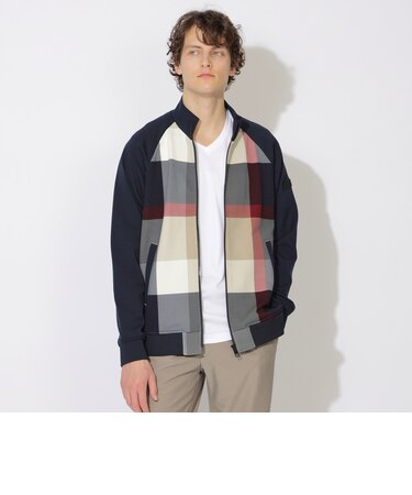 【WEB・一部店舗限定】パネルチェックトラックジャケット