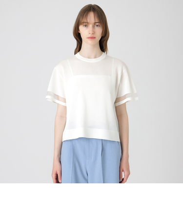 ドライレーヨンニットプルオーバー