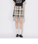 【原宿・WEB限定】クレストブリッジチェックカラミクロスミニスカート