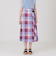 クレストブリッジチェックカラミクロスロングスカート